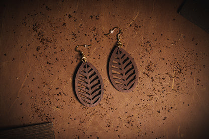 Palm Leaf Earrings