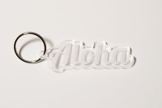 Aloha Acrylic Keychain