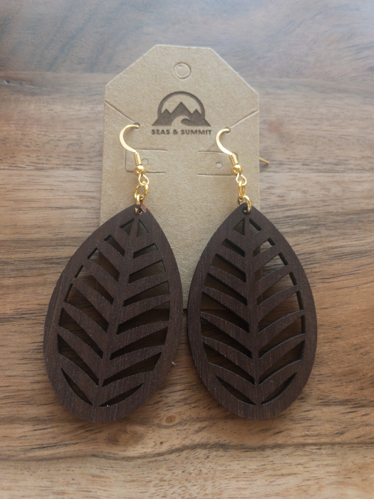 Palm Leaf Earrings