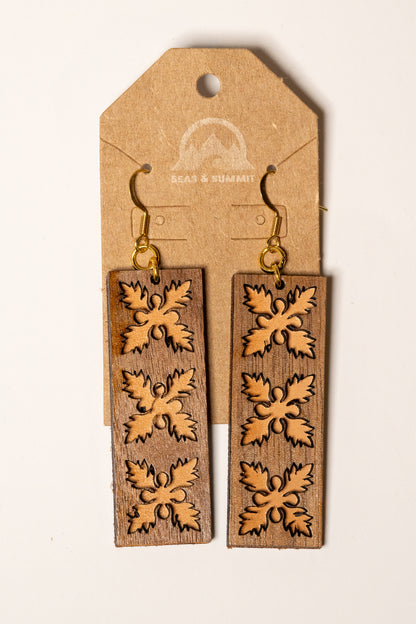 Ulu Quilt Bar Earrings